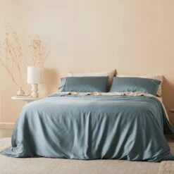 Signature Sateen Duvet Cover- 13 Color Options 22 Signature Sateen Duvet Cover- 13 Color Options -Zero Waste Store ettitude sea full queen signature sateen duvet cover 33996742066287