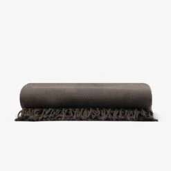 Vegan Cashmere Woven Throw Blanket -Zero Waste Store ettitude vegan cashmere woven throw blanket 33996740493423