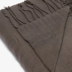 Vegan Cashmere Woven Throw Blanket -Zero Waste Store ettitude vegan cashmere woven throw blanket 33996740558959