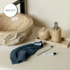 Waffle Towel 2-Pack - 6 Color Options 32 Waffle Towel 2-Pack - 6 Color Options -Zero Waste Store ettitude waffle towels 33996751274095