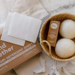 Wool Dryer Ball Bundle - Zero Waste Laundry, Plastic Free 16 Wool Dryer Ball Bundle - Zero Waste Laundry, Plastic Free -Zero Waste Store friendsheep wool friendsheep wool dryer ball dye perfume plastic and chemical free one or three dryer balls 30231907532911