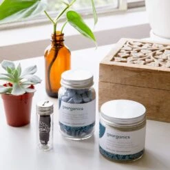 Mineral Toothpaste Tablets -Zero Waste Store georganics georganics toothpaste tablets peppermint or charcoal vegan fluoride gluten free refillable 30212925423727