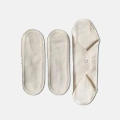 Reusable Day Pad - Reusable Period Pad, 100% Cotton, Handmade, 1 Pad W/ 2 Inserts -Zero Waste Store gladrags reusable day pad reusable period pad 100 cotton handmade 1 pad w 2 inserts 30650900086895