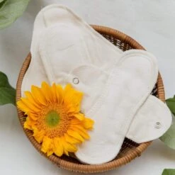 Reusable Pantyliner - Reusable Period Pad, 100% Cotton, Handmade, Single Pad -Zero Waste Store gladrags reusable pantyliner reusable period pad 100 cotton handmade single pad 30651020574831