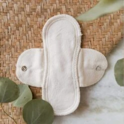Reusable Pantyliner - Reusable Period Pad, 100% Cotton, Handmade, Single Pad -Zero Waste Store gladrags white reusable pantyliner reusable period pad 100 cotton handmade single pad 30651018051695