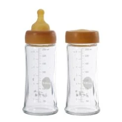 Hevea Plastic Free Glass Baby Bottle 2-Pack -Zero Waste Store hevea 8 5oz plastic free glass baby bottle 2 pack 34112089358447
