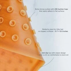 Hevea Natural Rubber Kids Bath Mat -Zero Waste Store hevea natural natural rubber kids bath mat 33241853722735