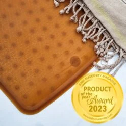 Hevea Natural Rubber Kids Bath Mat -Zero Waste Store hevea natural natural rubber kids bath mat 33242669383791