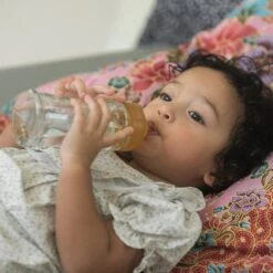 Hevea Plastic Free Glass Baby Bottle 2-Pack -Zero Waste Store hevea plastic free glass baby bottle 2 pack 34112089325679