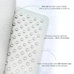 Hevea Upcycled Rubber Big Bath Mat 21 Hevea Upcycled Rubber Big Bath Mat -Zero Waste Store hevea upcycled rubber big bath mat 33241906872431