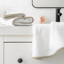 Essential 6-Piece Classic Bath Towel Set -Zero Waste Store homebird textiles lts bath towel white sand essential 6 piece classic bath towel set 52891129577841