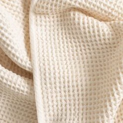 Organic Waffle Throw Blanket -Zero Waste Store homebird textiles lts waffle throw 31692014223471