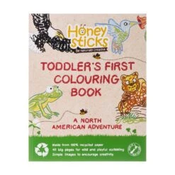 Honeysticks Coloring Book - 100% Recycled Paper, Biodegradable -Zero Waste Store honeysticks honeysticks coloring book 100 recycled paper biodegradable 32349230202991