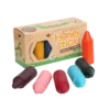 Natural Beeswax Crayons - Eco Friendly Crayons, 100% Pure Beeswax, 12 Colors