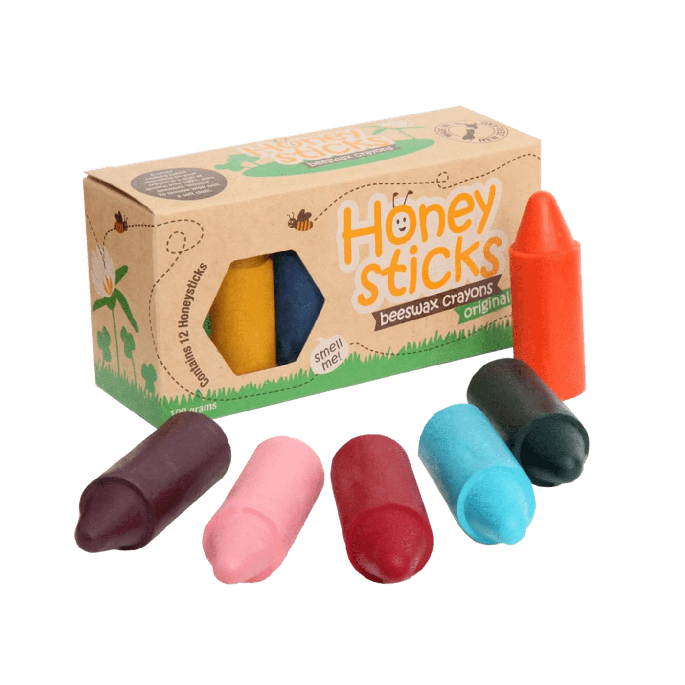 Natural Beeswax Crayons - Eco Friendly Crayons, 100% Pure Beeswax, 12 Colors 1 Natural Beeswax Crayons - Eco Friendly Crayons, 100% Pure Beeswax, 12 Colors