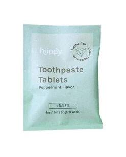 Toothpaste Tablets - Zero Waste Toothpaste - All-Natural, Plastic Free, Refillable, 62 Ct. 17 Toothpaste Tablets - Zero Waste Toothpaste - All-Natural, Plastic Free, Refillable, 62 Ct. -Zero Waste Store huppy peppermint sample 4 pack toothpaste tablets zero waste toothpaste all natural plastic free refillable 62 ct 31134701617263