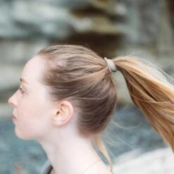 Plastic Free Organic Hair Ties - 6 Colors, Sustainable Hair Ties, Organic Cotton, Natural Rubber -Zero Waste Store kooshoo kooshoo hair ties blonde 30040640749679