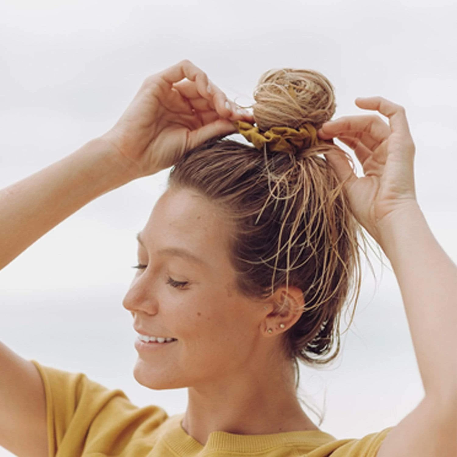 Plastic Free Organic Scrunchies - Zero Waste Scrunchies, 100% Fair Trade, Organic Cotton, 2 Pack 6 Plastic Free Organic Scrunchies - Zero Waste Scrunchies, 100% Fair Trade, Organic Cotton, 2 Pack - Image 6