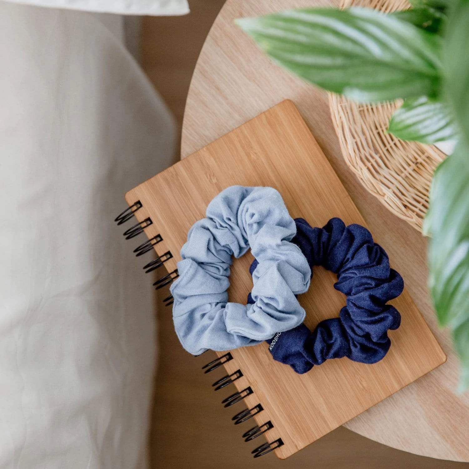 Plastic Free Organic Scrunchies - Zero Waste Scrunchies, 100% Fair Trade, Organic Cotton, 2 Pack 5 Plastic Free Organic Scrunchies - Zero Waste Scrunchies, 100% Fair Trade, Organic Cotton, 2 Pack - Image 5
