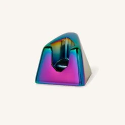 Pivoting Head Stainless Steel Razor Stand - Leaf -Zero Waste Store leaf shave pivoting head stainless steel razor stand leaf all metal construction multiple colors 30573586317423