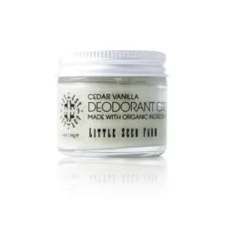 Aluminum And Baking Soda Free Deodorant Cream -Zero Waste Store little seed farm cedar vanilla aluminum and baking soda free deodorant cream 52873853731185