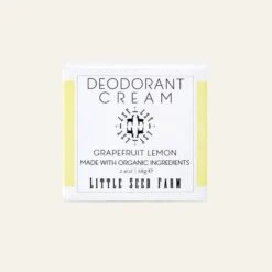 Aluminum And Baking Soda Free Deodorant Cream -Zero Waste Store little seed farm grapefruit lemon aluminum and baking soda free deodorant cream 52873853763953