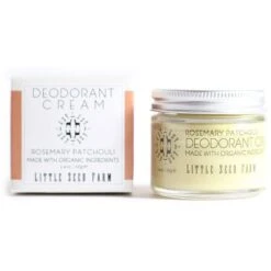 Aluminum And Baking Soda Free Deodorant Cream -Zero Waste Store little seed farm rosemary patchouli aluminum and baking soda free deodorant cream 33246094884975