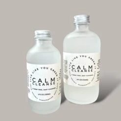 Calm Cleanse Gentle Face Wash And Toner + Hyaluronic Acid, Micellar Water, And Organic Rose 9 Calm Cleanse Gentle Face Wash And Toner + Hyaluronic Acid, Micellar Water, And Organic Rose -Zero Waste Store live like you green it calm cleanse gentle face wash and toner hyaluronic acid micellar water and organic rose 33604738941039