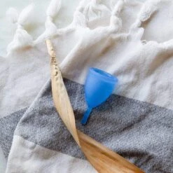 Menstrual Cup - Reusable Period Cup, BPA Free, Latex Free, Vegan, 2 Sizes & Colors -Zero Waste Store lunette menstrual cup blue 30023674331247