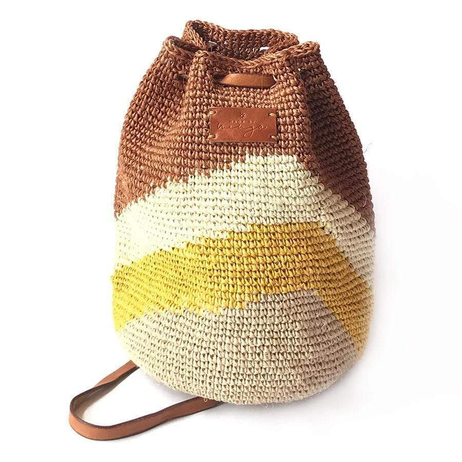 Nana Bucket Bag - Sustainable Bag, Handmade, All Natural Plant Fibers 9 Nana Bucket Bag - Sustainable Bag, Handmade, All Natural Plant Fibers - Image 9