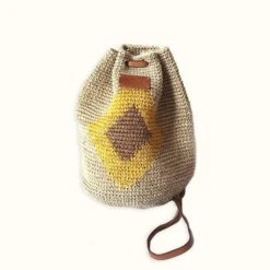 Nana Bucket Bag - Sustainable Bag, Handmade, All Natural Plant Fibers 11 Nana Bucket Bag - Sustainable Bag, Handmade, All Natural Plant Fibers -Zero Waste Store made by minga 3 nana bucket bag 30038825205871