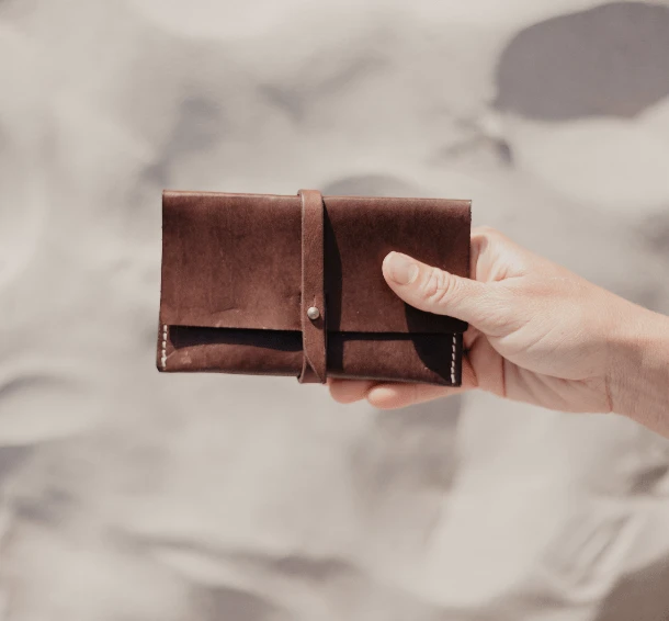 Leather Wallet - Sustainable Wallet, Handmade, Vegetable Tanned Leather, Multiple Colors 4 Leather Wallet - Sustainable Wallet, Handmade, Vegetable Tanned Leather, Multiple Colors - Image 4