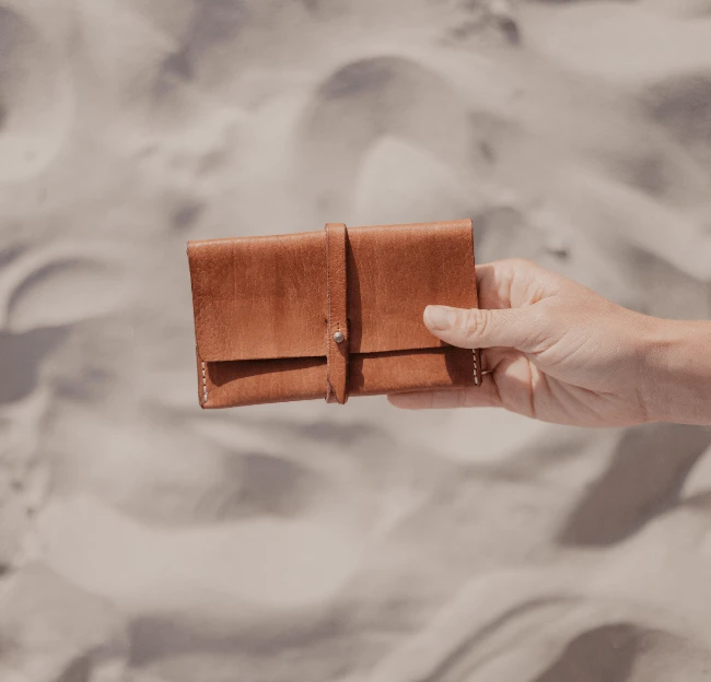 Leather Wallet - Sustainable Wallet, Handmade, Vegetable Tanned Leather, Multiple Colors 3 Leather Wallet - Sustainable Wallet, Handmade, Vegetable Tanned Leather, Multiple Colors - Image 3