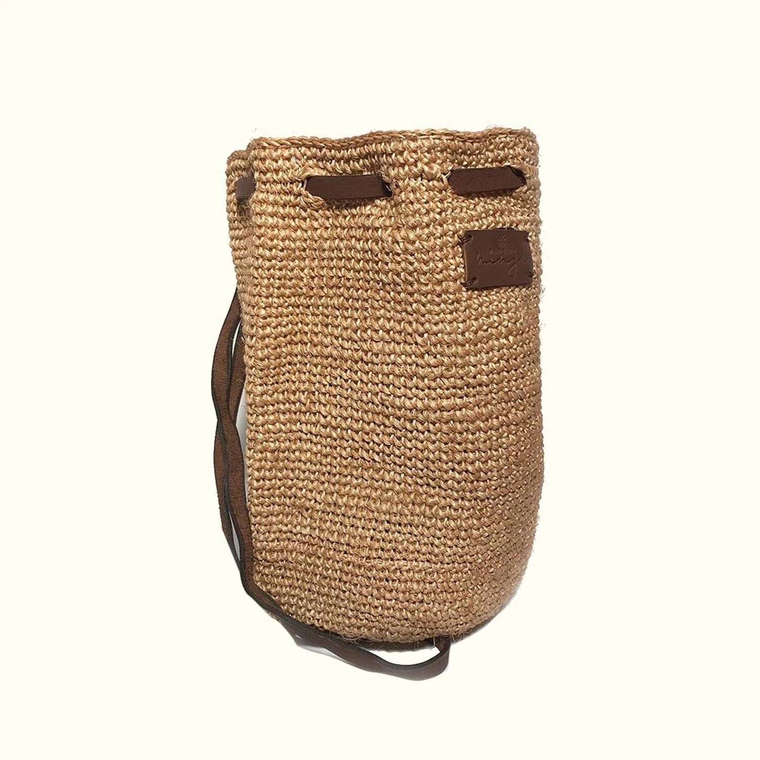 Nana Bucket Bag - Sustainable Bag, Handmade, All Natural Plant Fibers 5 Nana Bucket Bag - Sustainable Bag, Handmade, All Natural Plant Fibers - Image 5