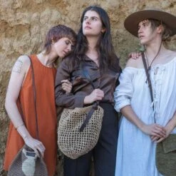 Maria Market Bag - Sustainable Bag, Handmade, All Natural Plant Fibers 11 Maria Market Bag - Sustainable Bag, Handmade, All Natural Plant Fibers -Zero Waste Store made by minga natural chocolate leather tie strap maria market bag 30039896096879