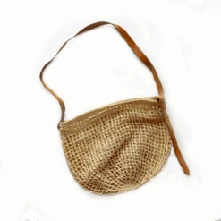 Maria Market Bag - Sustainable Bag, Handmade, All Natural Plant Fibers 8 Maria Market Bag - Sustainable Bag, Handmade, All Natural Plant Fibers -Zero Waste Store made by minga natural honey leather tie strap maria market bag 30039739400303