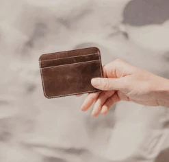 Leather Wallet - Sustainable Wallet, Handmade, Vegetable Tanned Leather, Multiple Colors 11 Leather Wallet - Sustainable Wallet, Handmade, Vegetable Tanned Leather, Multiple Colors -Zero Waste Store made by minga small chocolate leather wallet 30027984535663