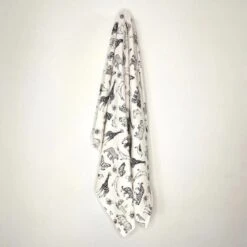 Organic Cotton Baby Swaddle Blanket -Zero Waste Store me o my earth animal kingdom organic cotton baby swaddle 32109458030703