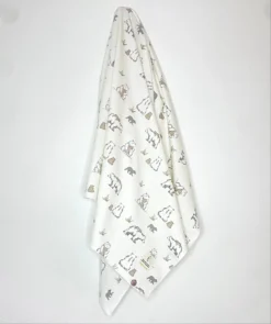 Organic Cotton Baby Swaddle Blanket -Zero Waste Store me o my earth bear family organic cotton baby swaddle blanket 1158967341 scaled