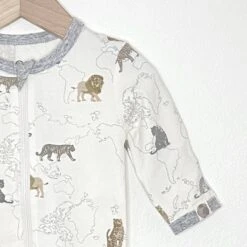 Big Cats Print Baby Footie, Infant Pajamas