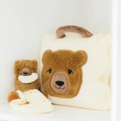 Plush Suitcase Blanket -Zero Waste Store me o my earth plush bear case with attached blanket inside 33731624009839 scaled