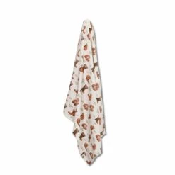 Organic Cotton Baby Swaddle Blanket -Zero Waste Store me o my earth red panda organic cotton baby swaddle blanket 1158967336