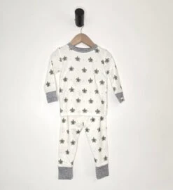 Sea Turtle Print 2Pc Infant/Toddler Tight Fitting Pajama Set