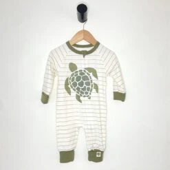 Sea Turtle Long Sleeve Non-Footed Coverall