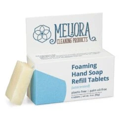 Foaming Hand Soap Tablets -Zero Waste Store meliora unscented foaming hand soap tablets 32699899707503