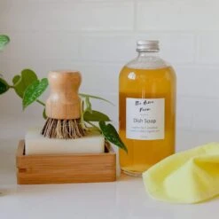 Dish Washing Block - DISH BLOCK®, Dish Soap Bar, Zero Waste, Vegan, 6oz -Zero Waste Store no tox life full size dish washing block 30313515090031