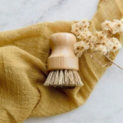 Pot Scrubber - Eco Friendly Scrub Brush, Bamboo, Plastic Free, Compostable -Zero Waste Store no tox life pot scrubber 30018579562607
