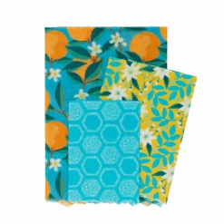 Beeswax Wraps Bundle (Set Of 3) -Zero Waste Store nothing fancy supply green acres beeswax wraps bundle set of 3 31729806639215