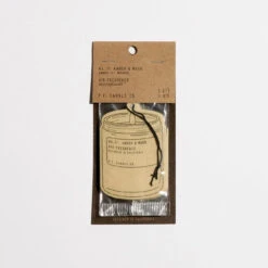 Amber And Moss Car Fragrance -Zero Waste Store p f candle co amber and moss car fragrance 1177010403
