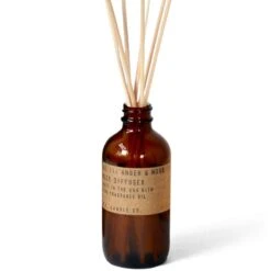 Amber And Moss Reed Diffuser -Zero Waste Store p f candle co amber moss reed diffuser 3 5oz 33326523777135